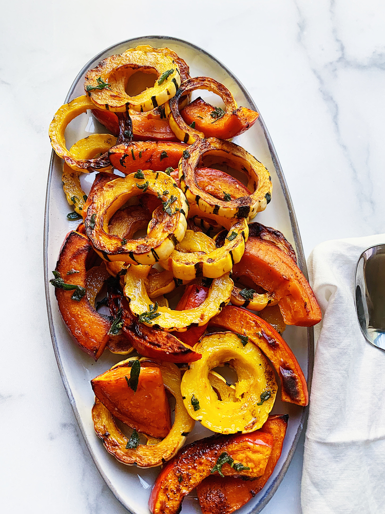 Delicata & Red Kuri Squash with Sage-Brown Butter