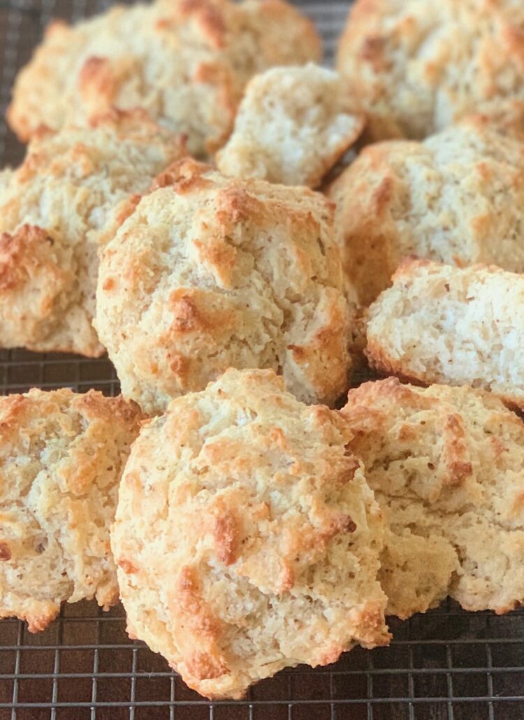 Pepper & Thyme Cornmeal Drop Biscuits