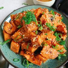 Miso Butter Sweet Potatoes