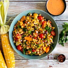 Grilled Corn Maque Choux Salad