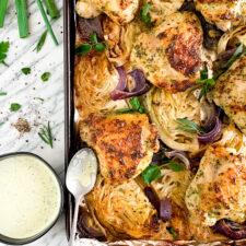 Green Goddess Sheet Pan Dinner