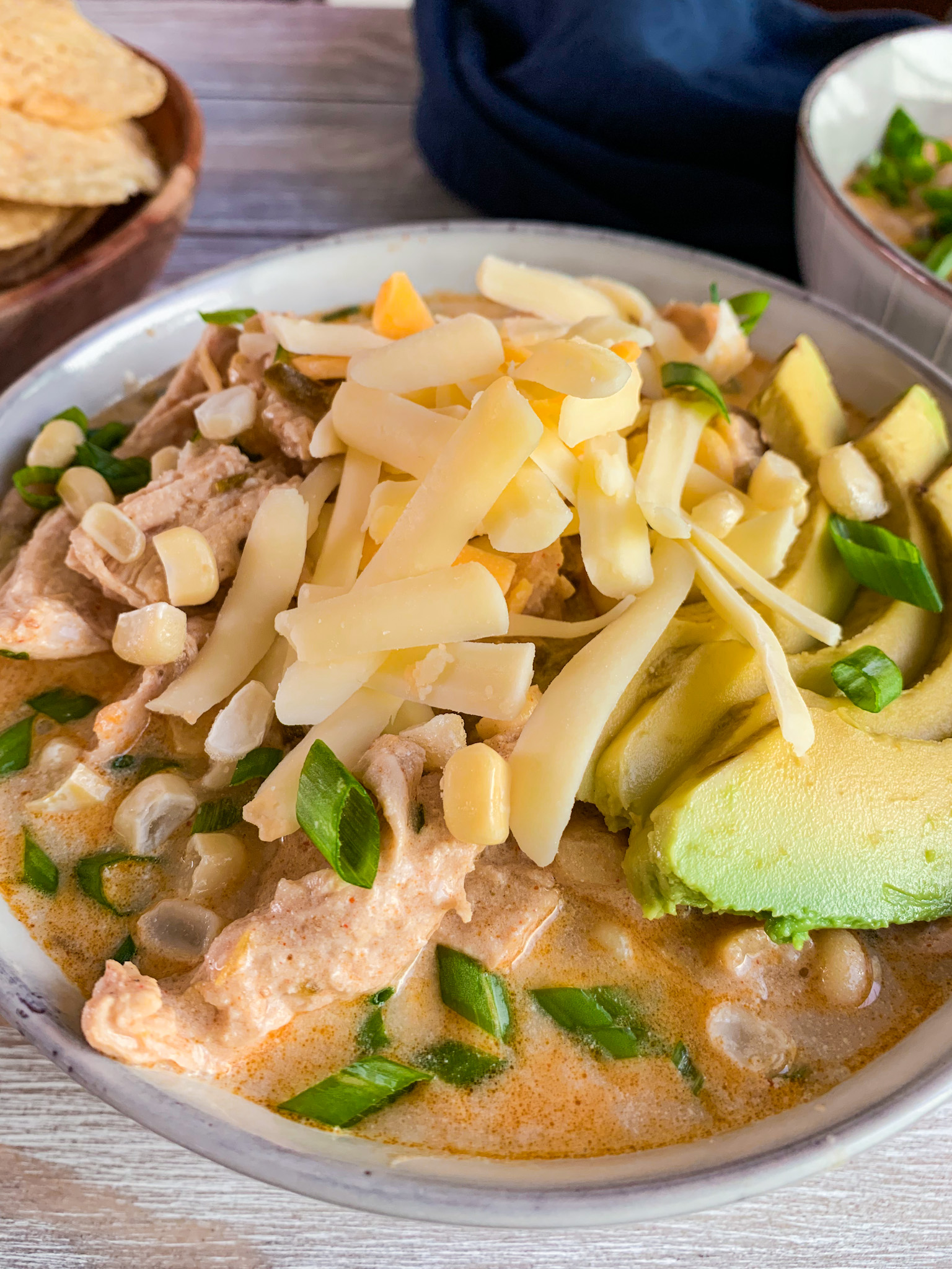 White Chicken Enchilada Chili